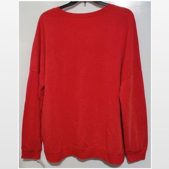 New Chucky Red Sweatshirt Graphic Print Top - Picture 5 of 9